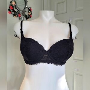 Elegant Black Lace Bra